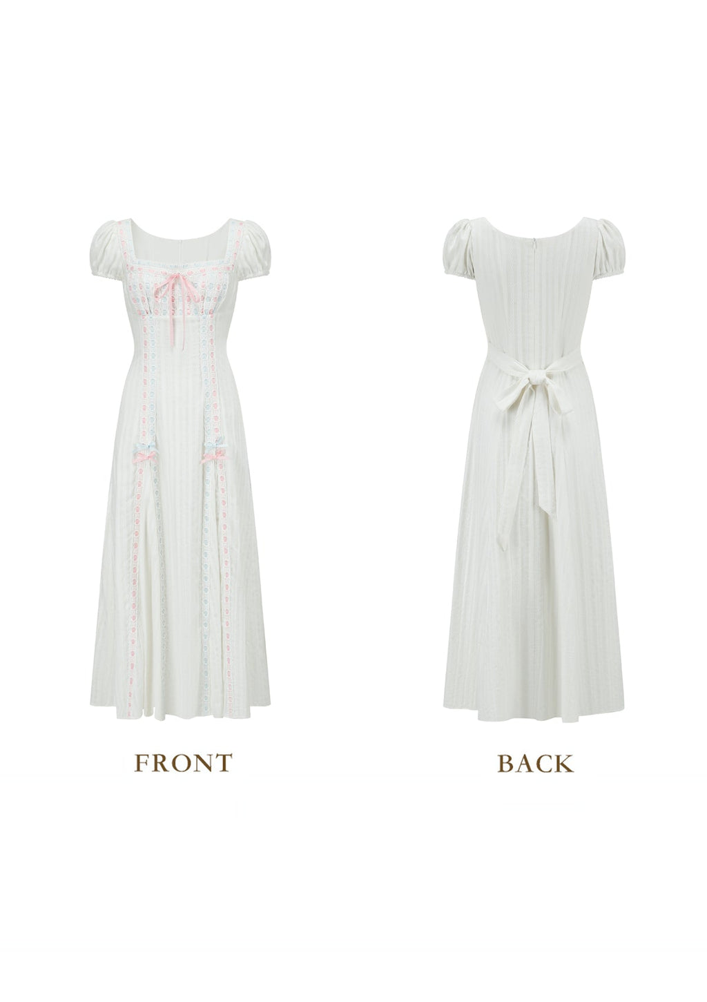 Cream Frost Shave Ice Dress (Long)
