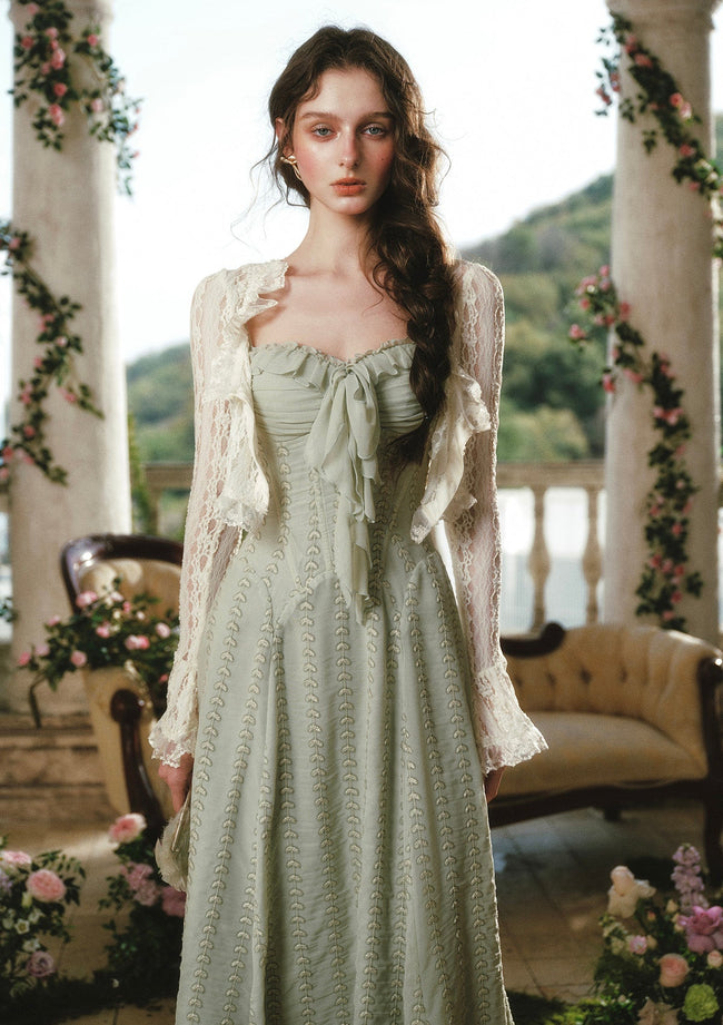 Green Bud Fairy Corset Dress Main Image