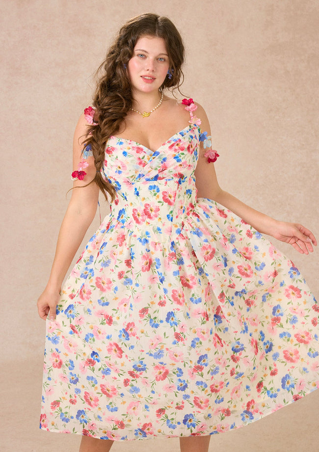 Curve&Plus Passion Flower Dress Main Image