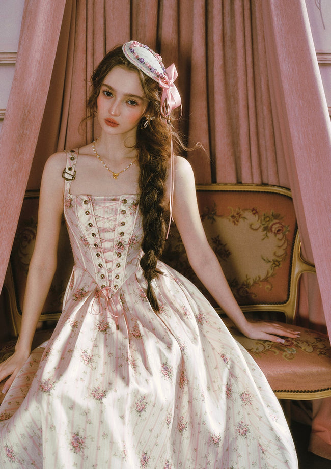 Afternoon Sweet Tea Dress (Pink) Main Image