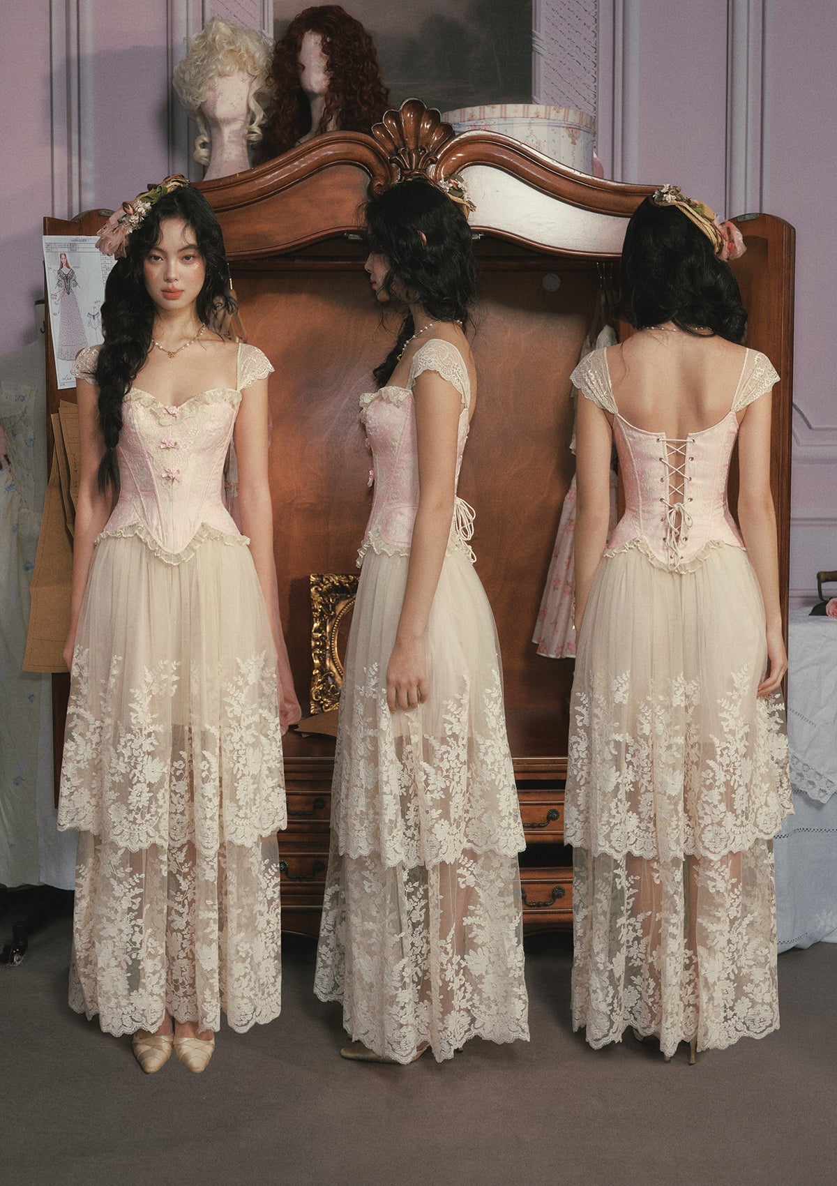 Vintage Petal Corset