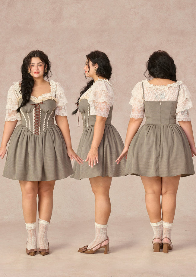 Curve&Plus Bear Date Dress（Short) Main Image