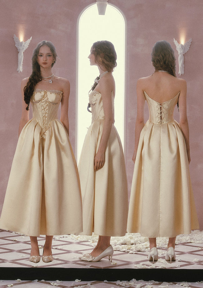 Belle's Gilded Corset Dress Main Image