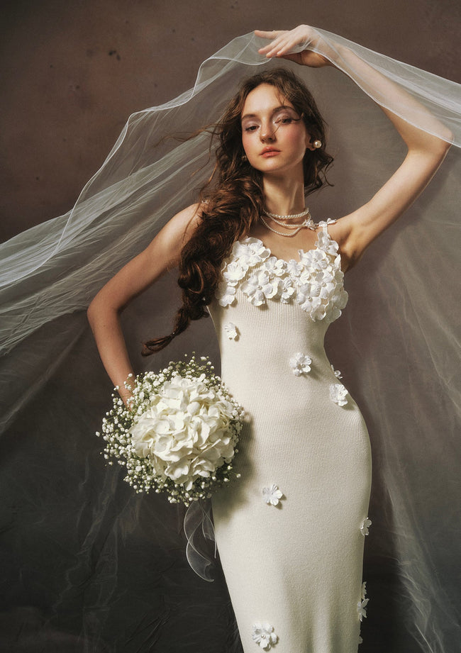 Cream Chanson Dress Main Image