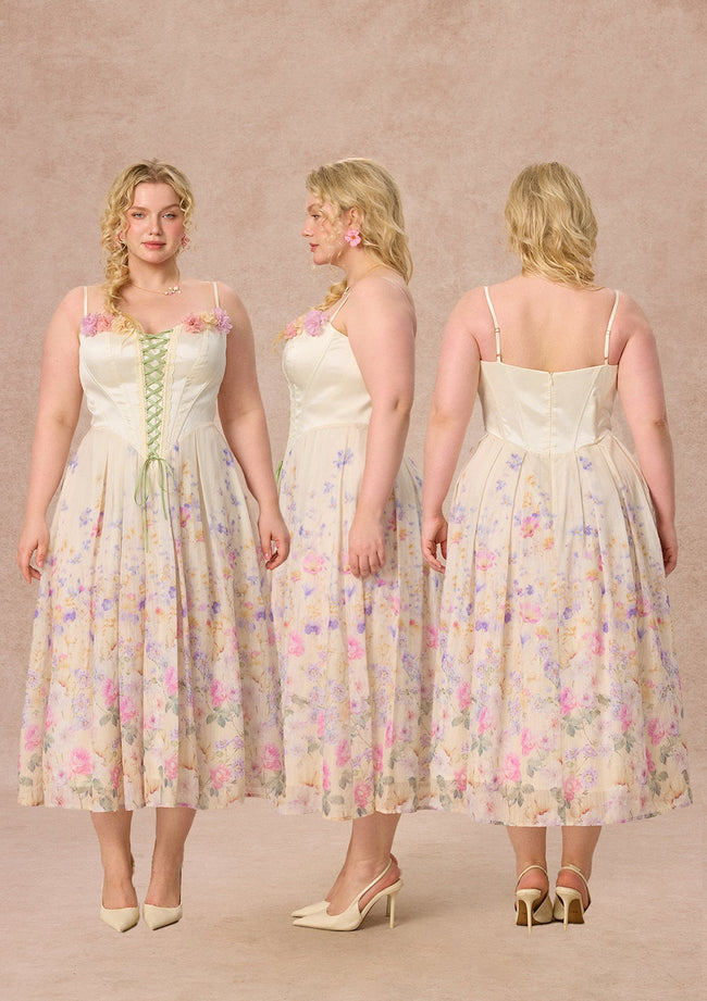 Curve&Plus Bloom Overture Corset Dress （Long） Main Image