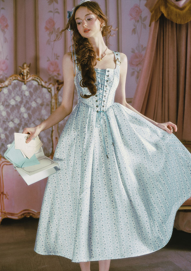 Afternoon Sweet Tea Dress (Blue) Main Image