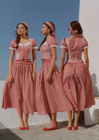 Cottage Girl Diary Red Skirt