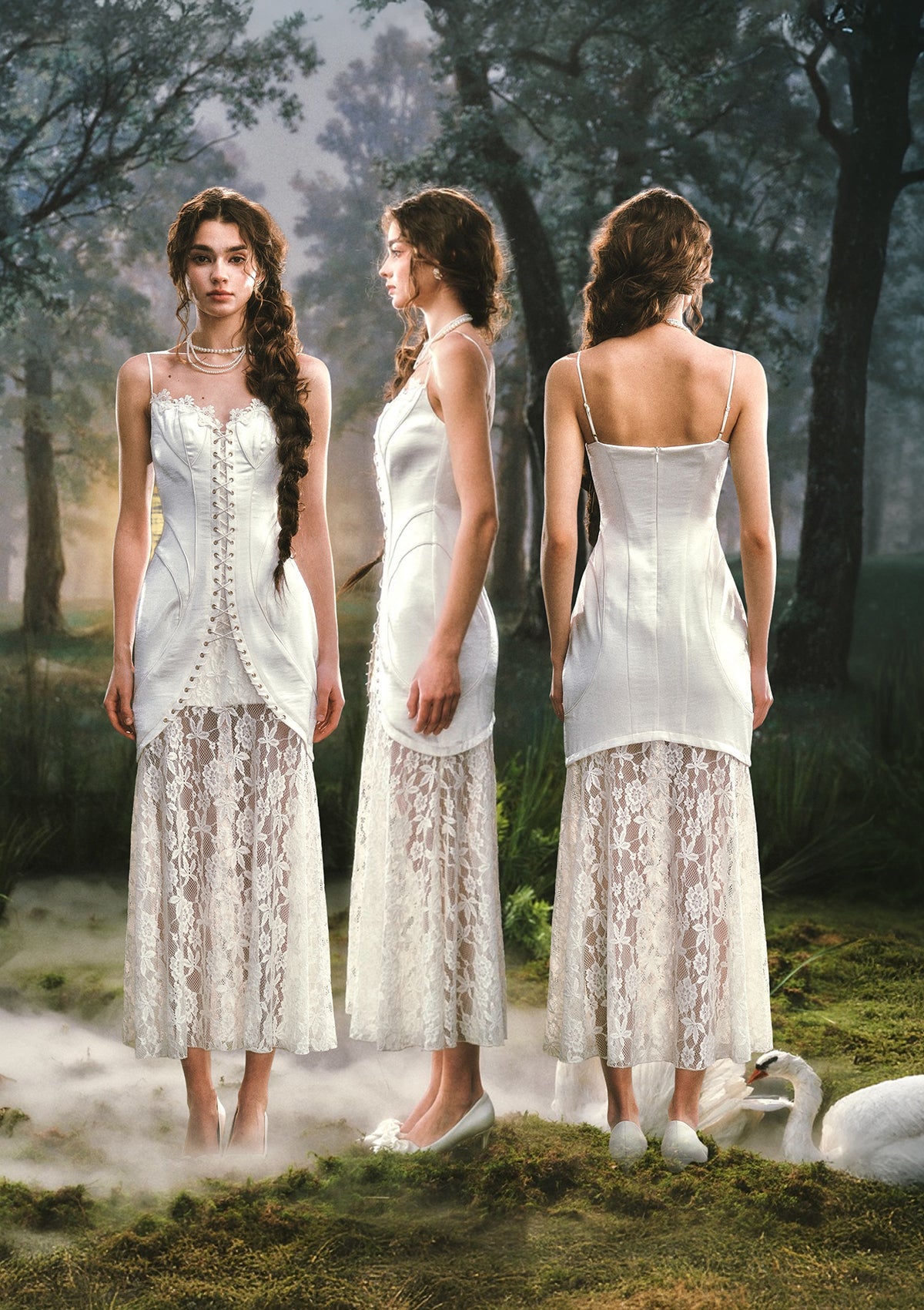 Woodland Swan Dress