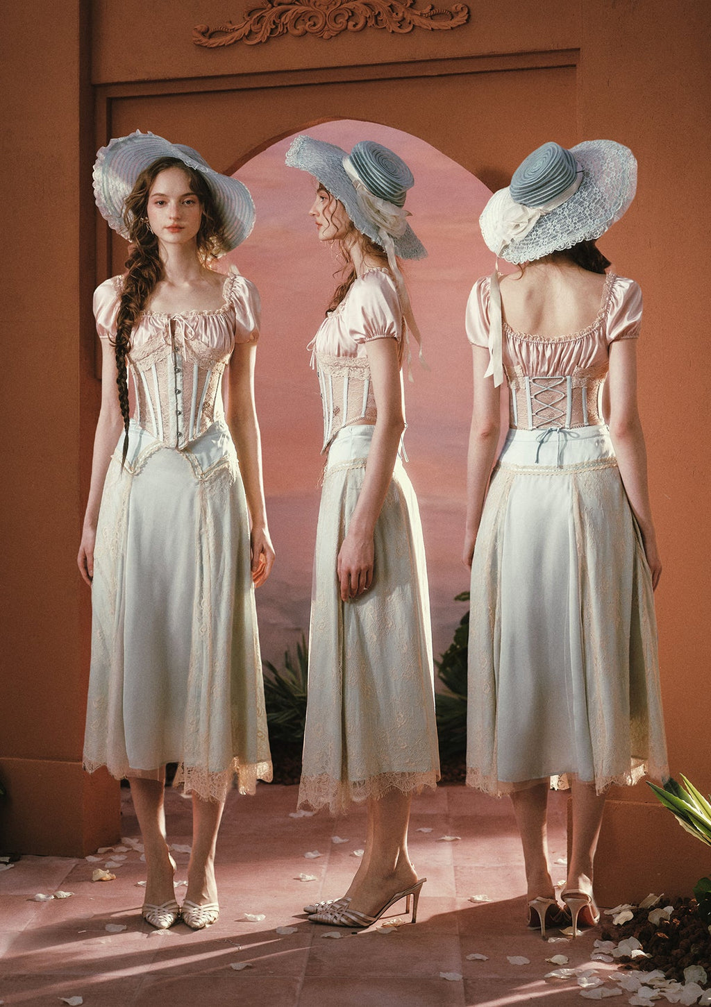 First Peach Vine Corset II