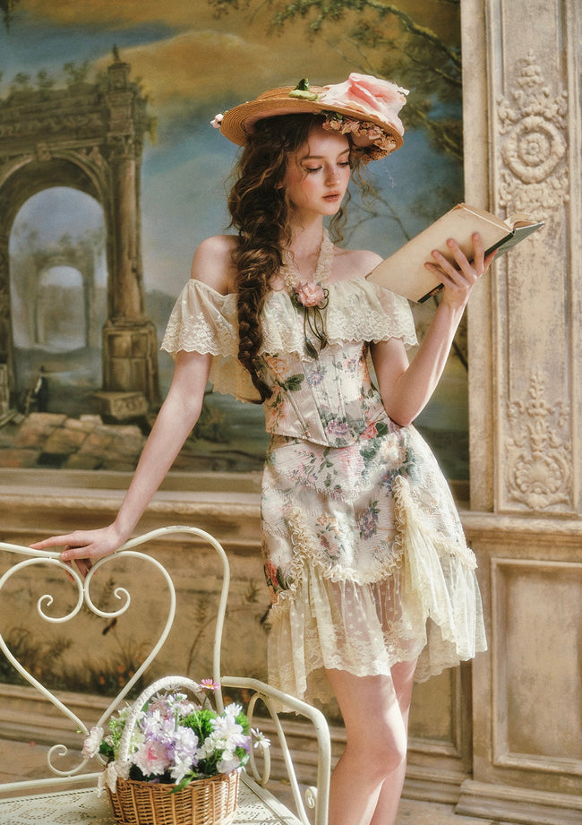 Versailles Rose Corset Main Image