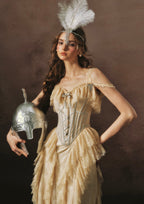 Golden Veil Valkyrie Corset Dress