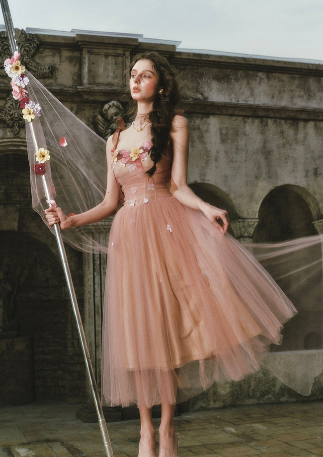 Fluttering Ribbon Dance Corset Dress Main Image