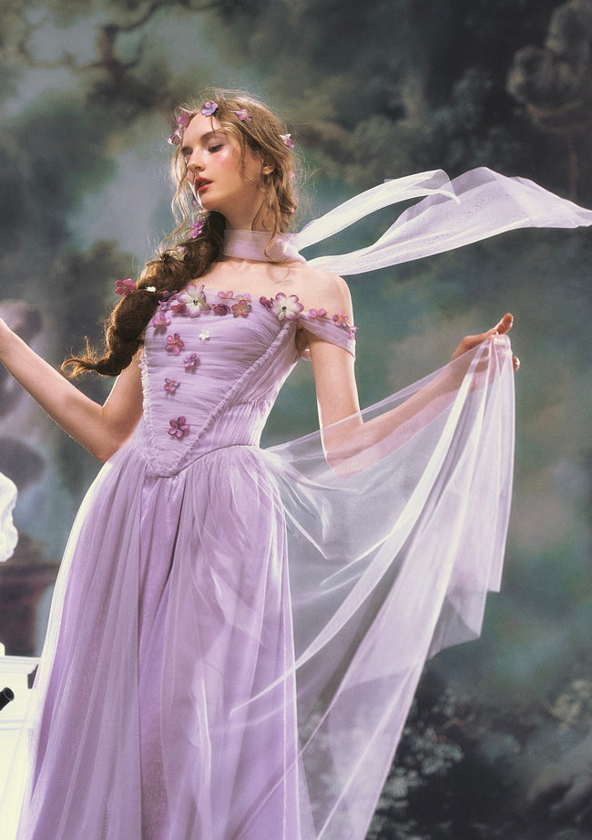 Ode to Purple Iris Dress Main Image