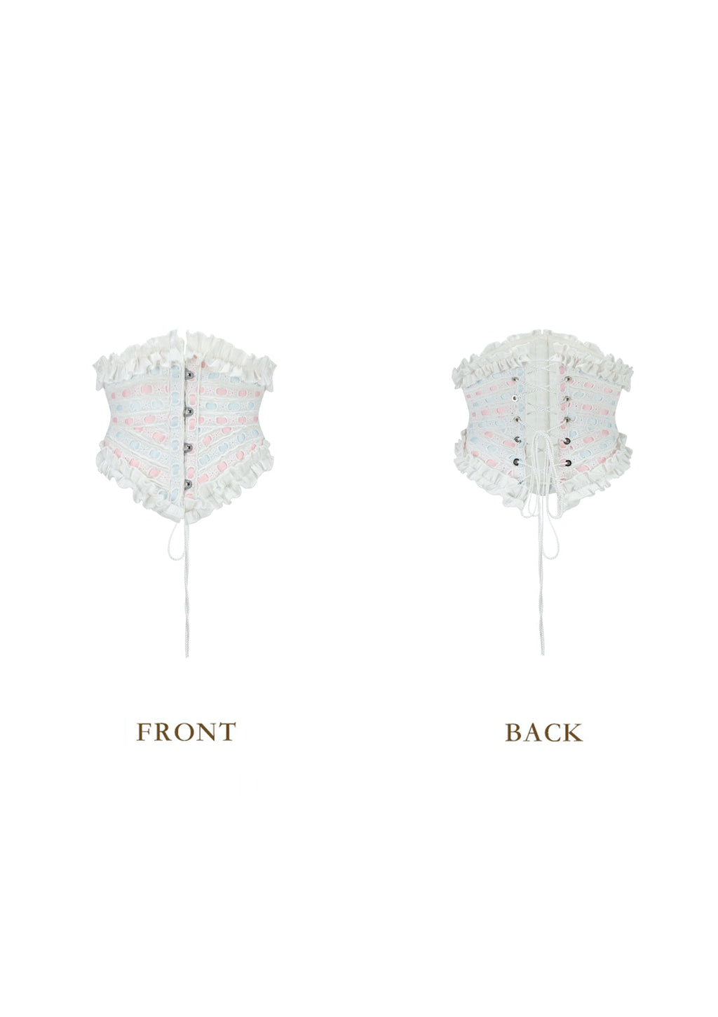 Cream Frost Shave Ice Corset