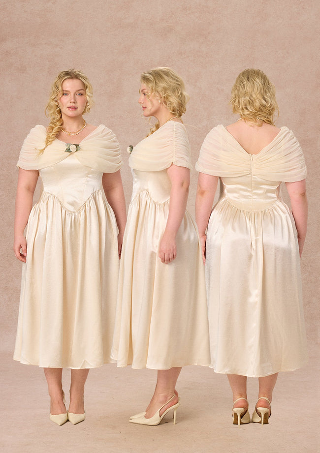 Curve&Plus Pure White Glass Dream Dress Main Image
