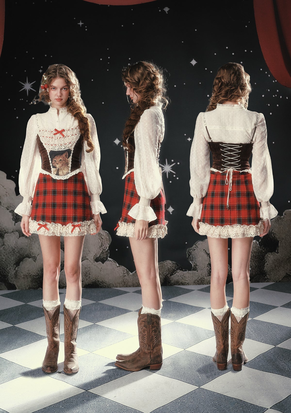 Puppet Cat Noel Corset