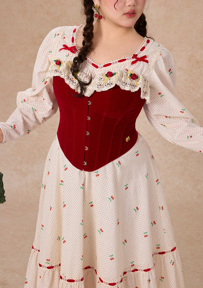 Curve & Plus Cherry Bite Corset Main Image