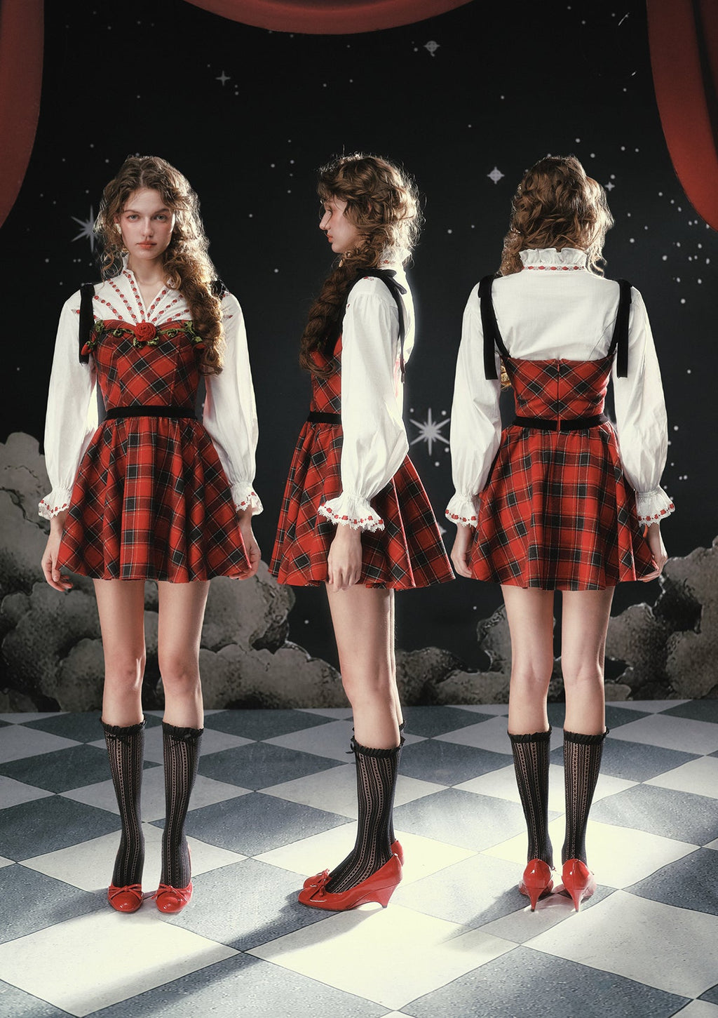 Rose Canelé Corset Dress