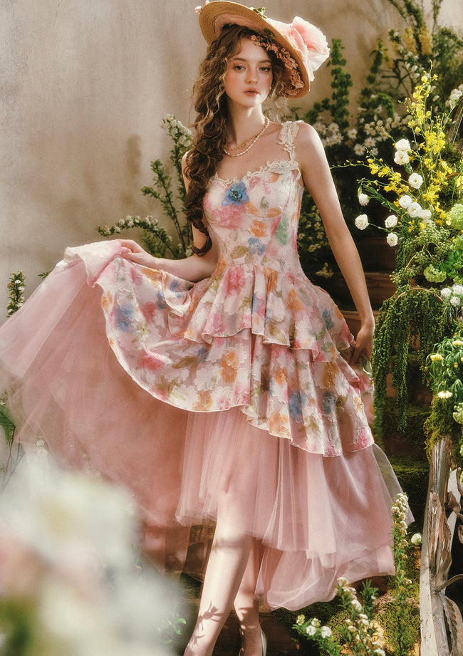 Blazing Cloud Blossom Corset Dress Main Image
