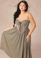 Curve&Plus Bear Date Dress（Long)