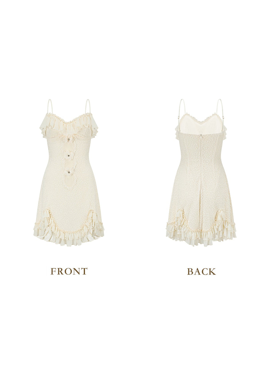 Misty Cloud Blooms Dress