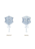 Ice Jade Flower Corset (underbust)
