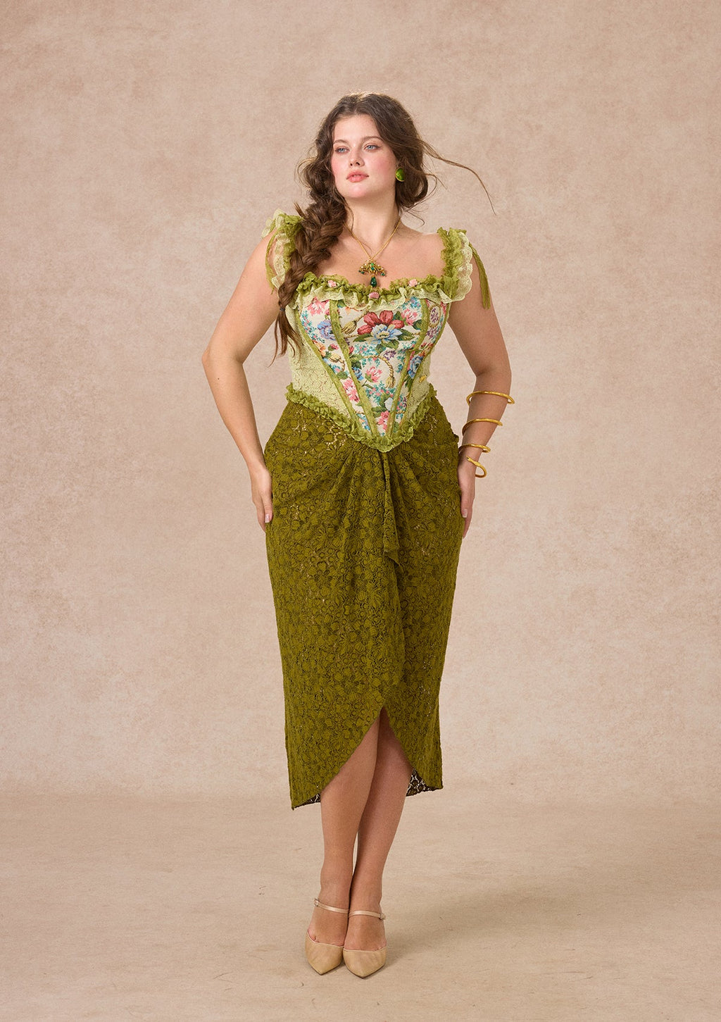 Curve&Plus Forest Elf Princess Corset
