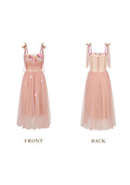 Fluttering Ribbon Dance Corset Dress