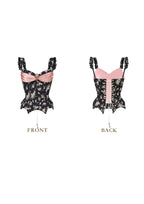 Night Feast Pink Crystal Corset
