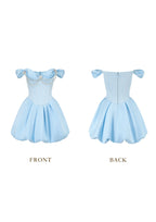 Blue Bud Corset Dress