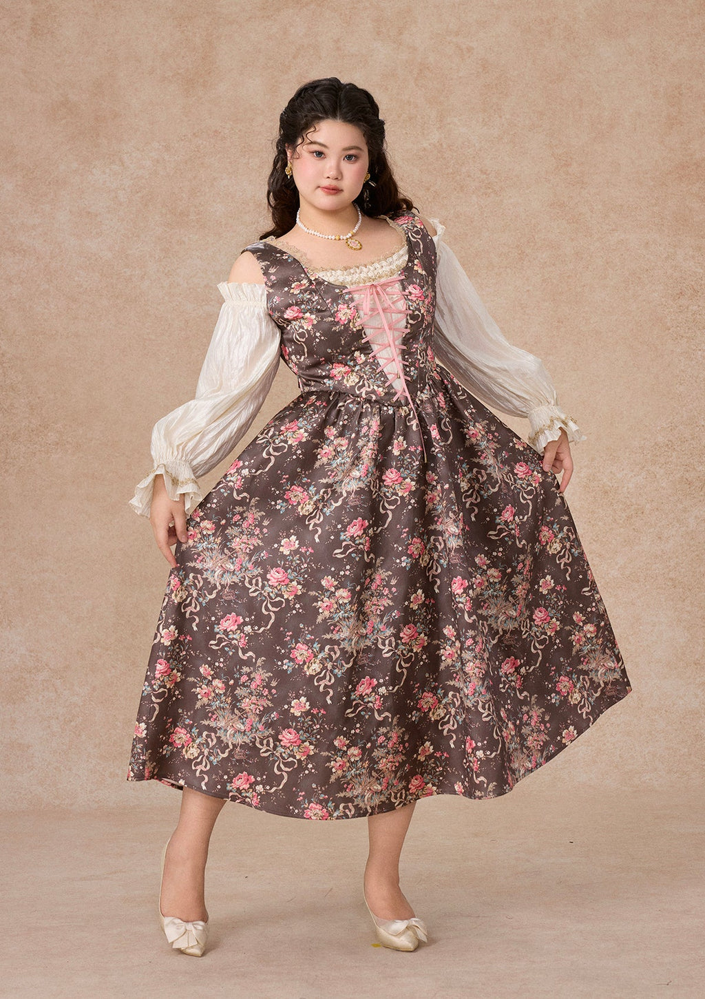 Curve & Plus Provence Diary Dress