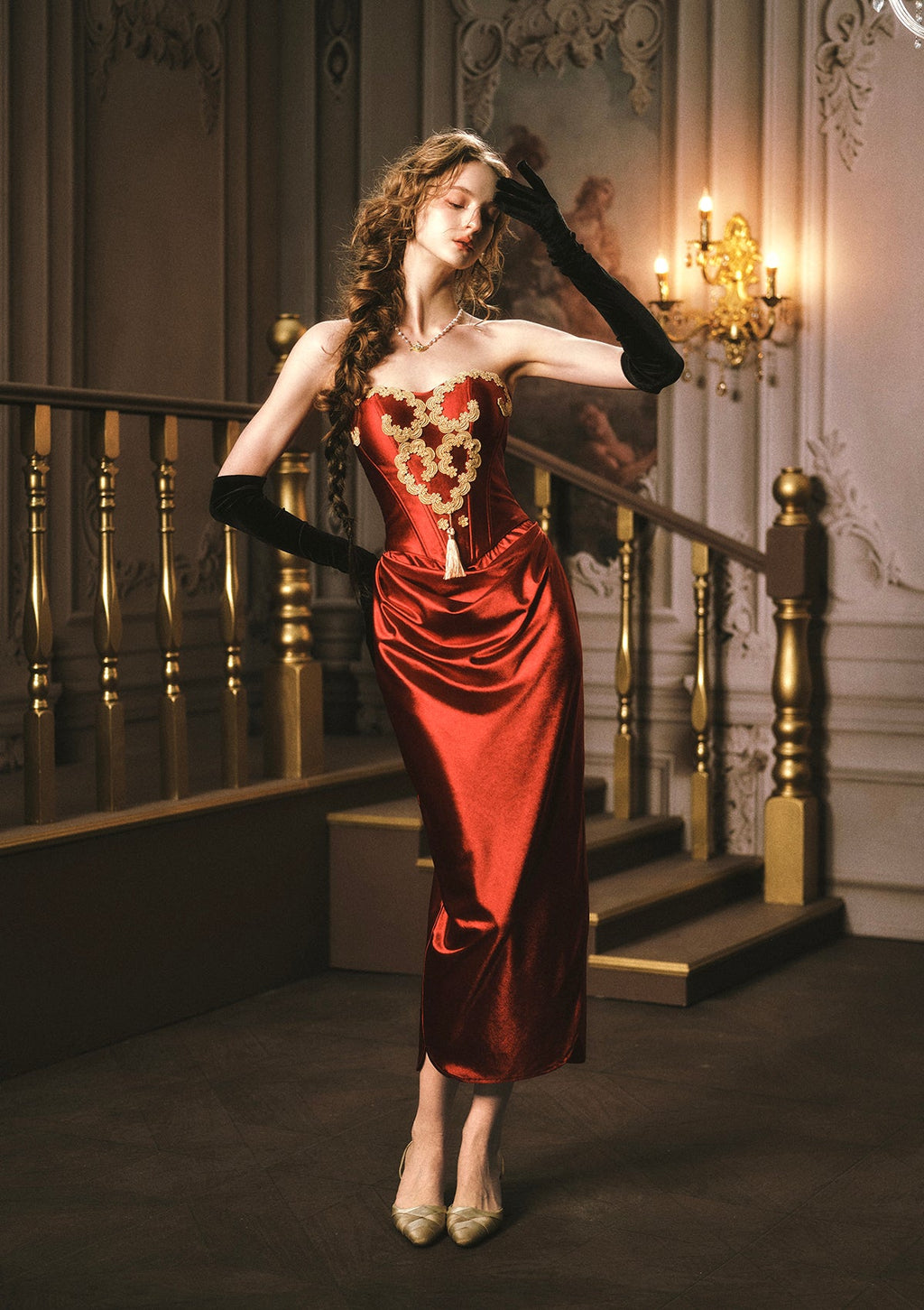 Queen Heart Corset Dress