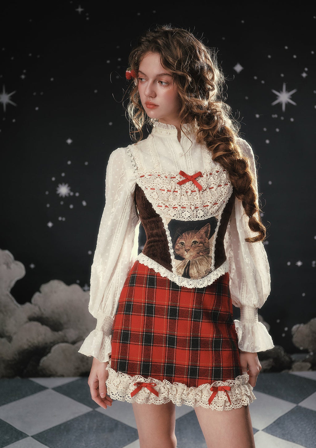 Puppet Cat Noel Corset