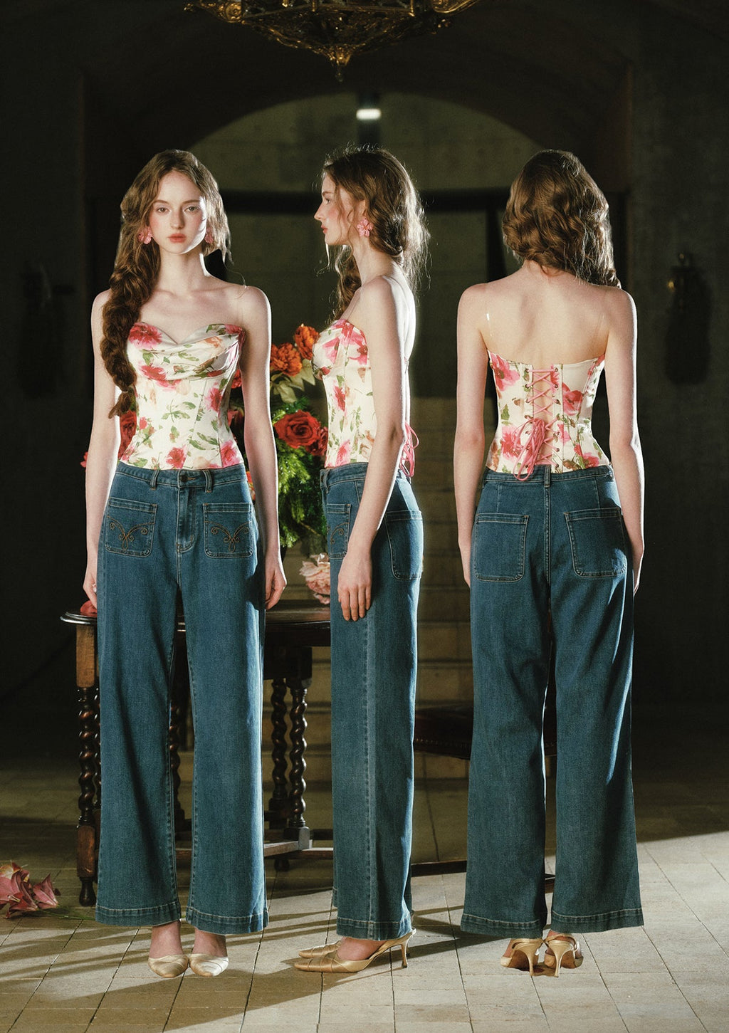 Corn Poppy Corset