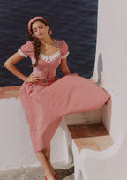 Cottage Girl Diary Red Top