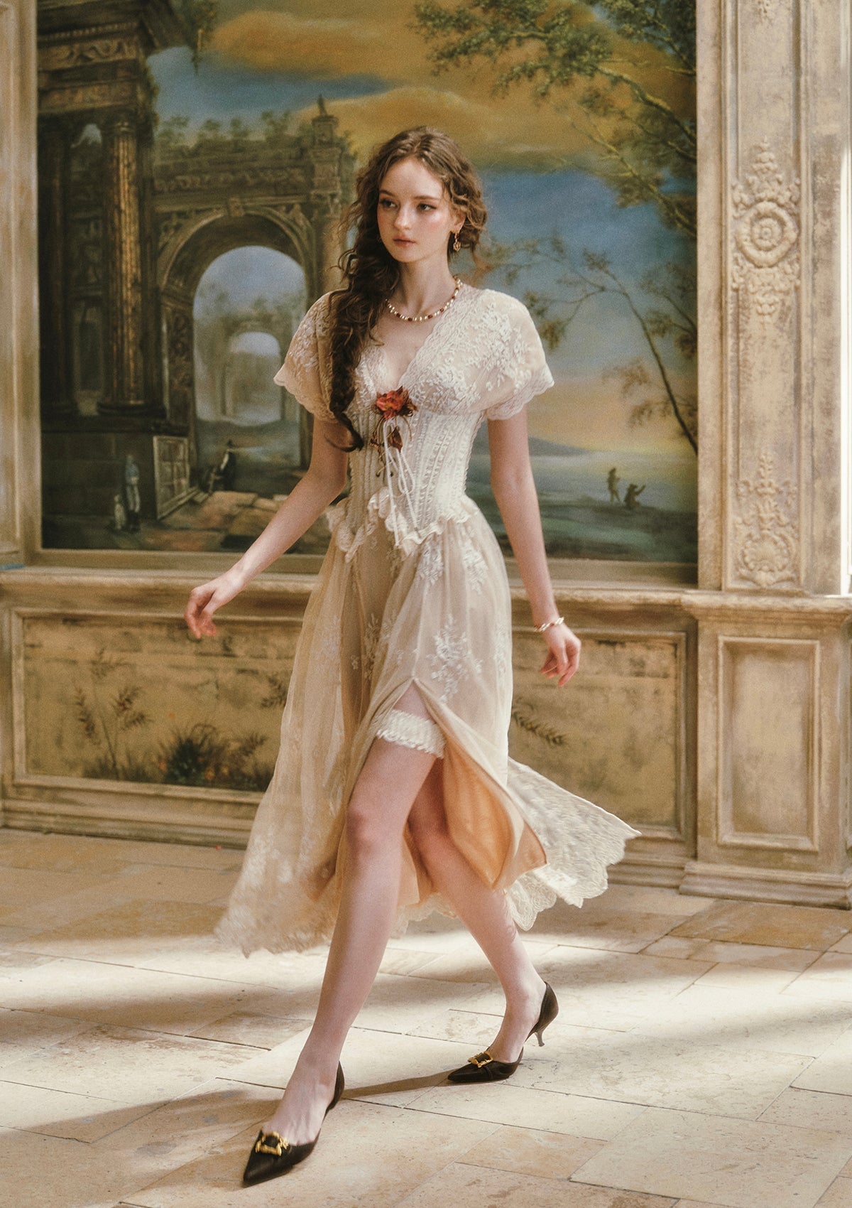 Wild Thorn Rose Corset Dress