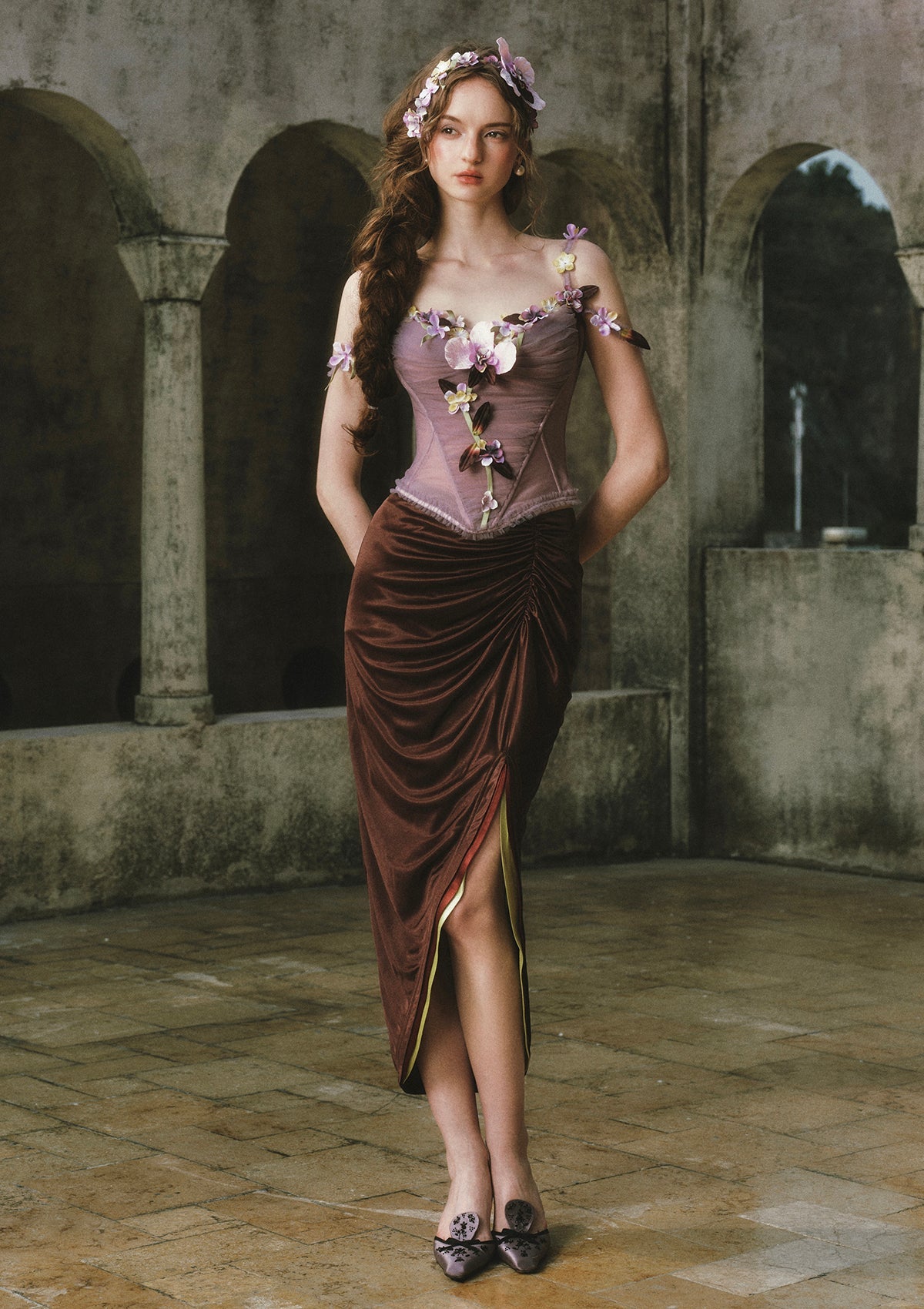 Moonlit Vine Corset