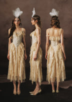 Golden Veil Valkyrie Corset Dress
