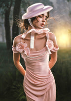 Time's Floral Message Dress