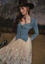 Denim Knight Corset