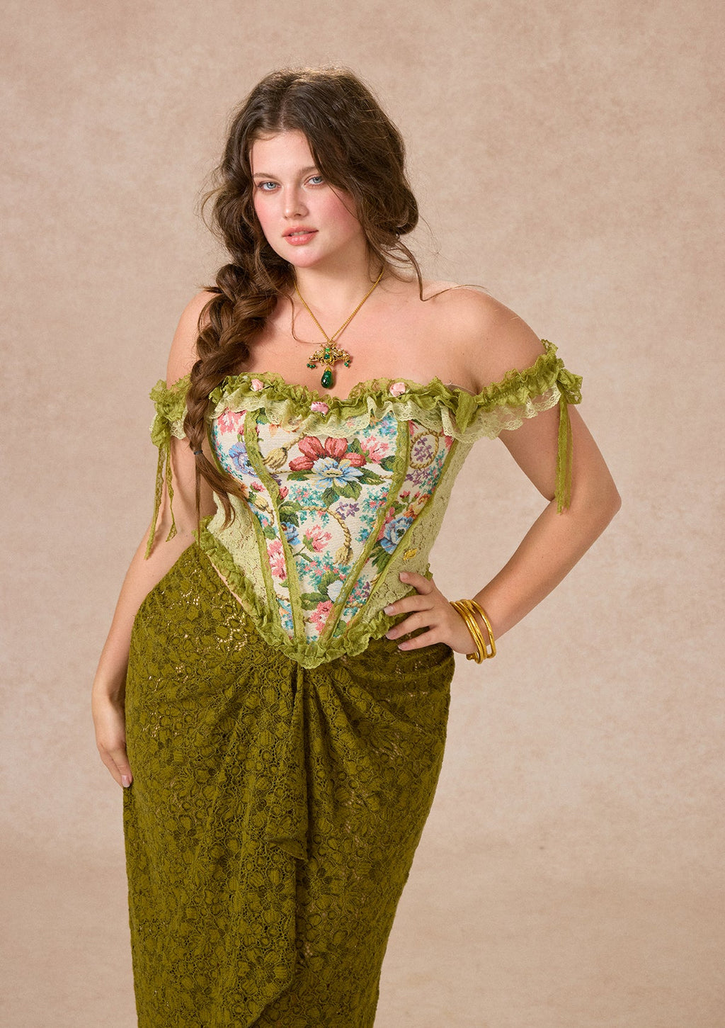 Curve&Plus Forest Elf Princess Corset