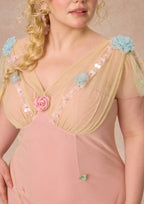 Curve&Plus Wind Perched Rose Quartz Dress