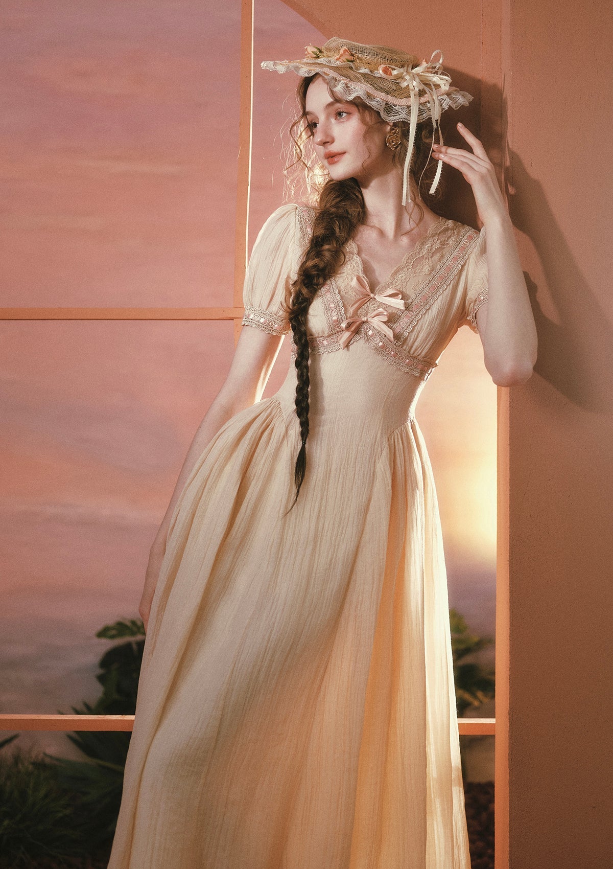 Sunset Rose Dress