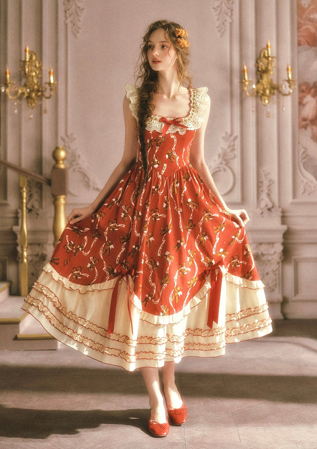 Teddy Tomato Sauce Dress Hover Image