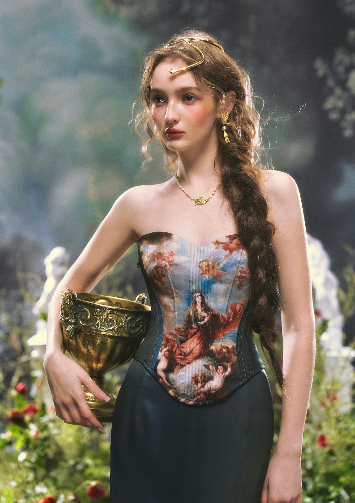 Firenze Green Corset
