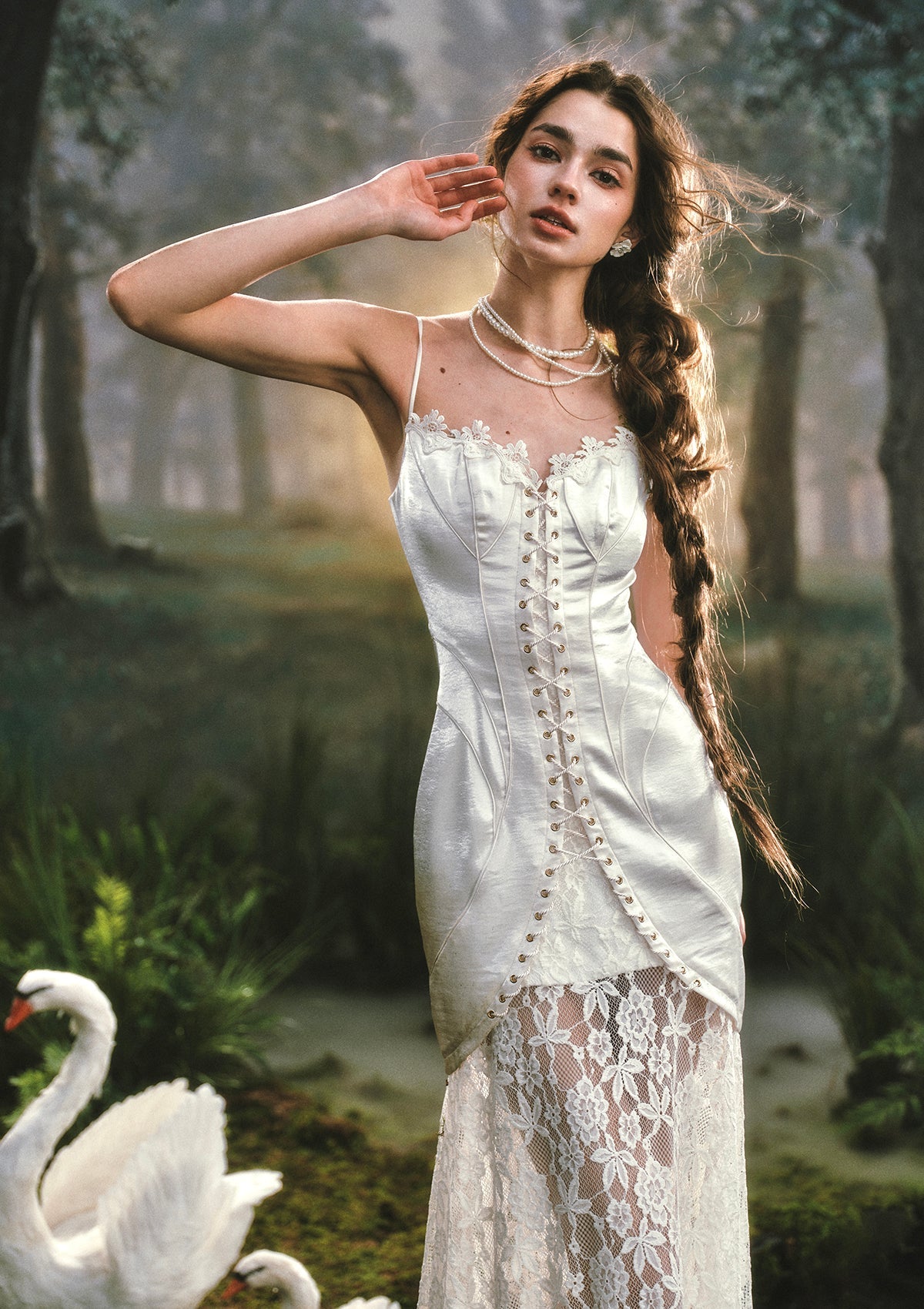 Woodland Swan Dress