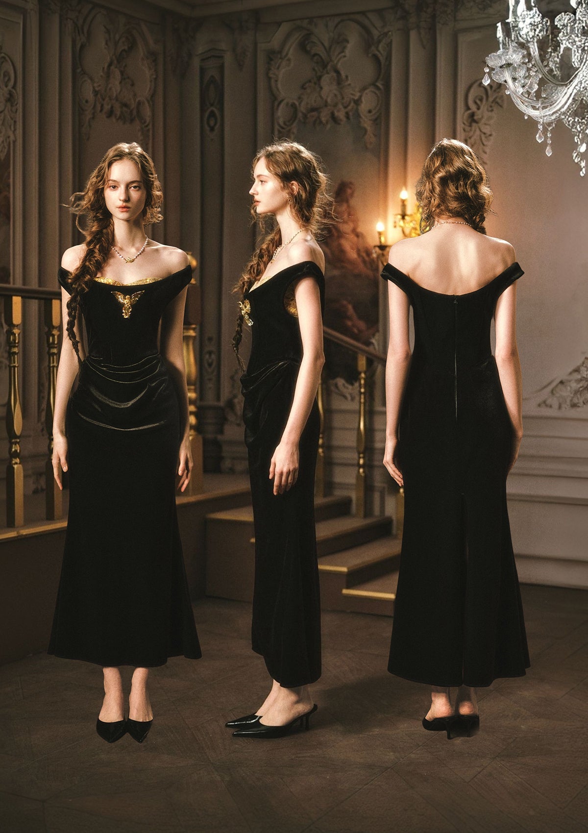 Golden Eagle Goddess Dress