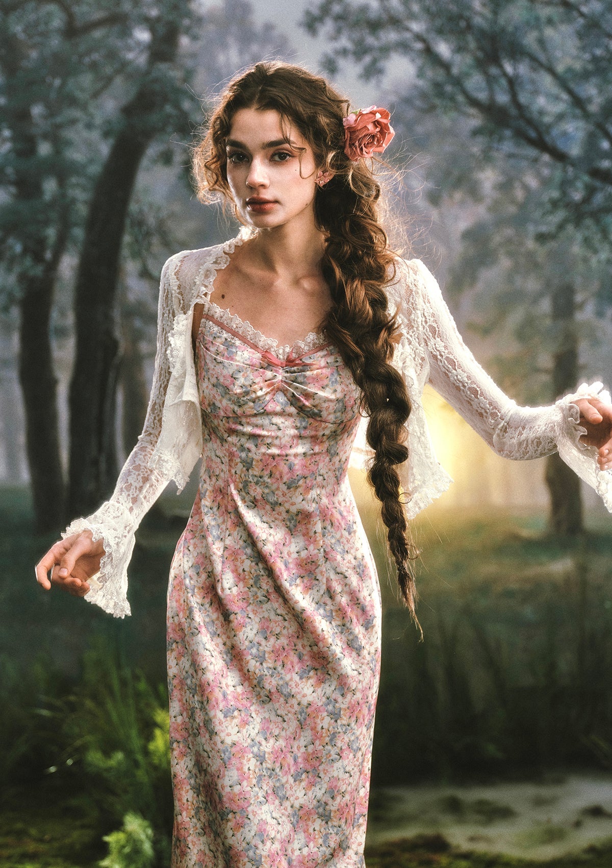 Rose Mist Path Dress