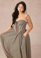 Curve&Plus Bear Date Dress（Long)