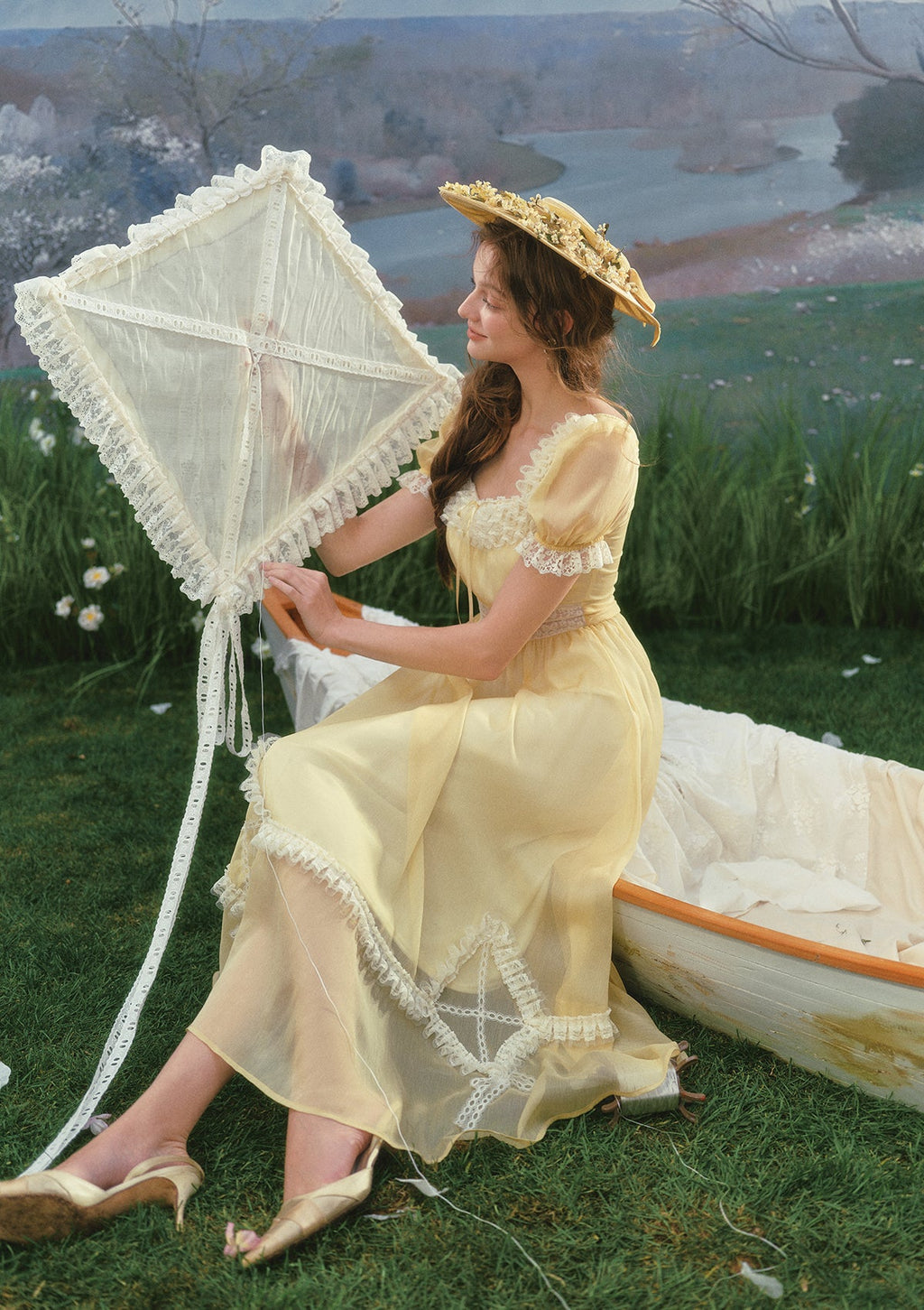 Yellow Kite Dress